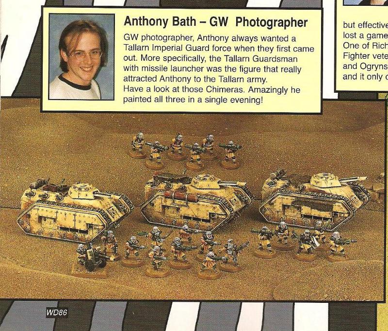 2nd Edition, Copyright Games Workshop, Imperial Guard, Retro Review, Tallarn Desert Raiders, White Dwarf