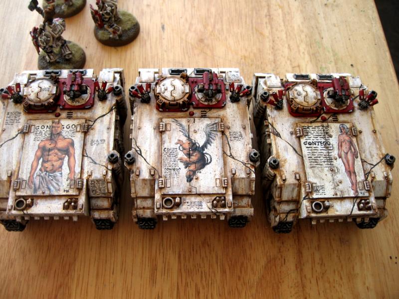 Freehand, Marbled, Rhino, Space Marines