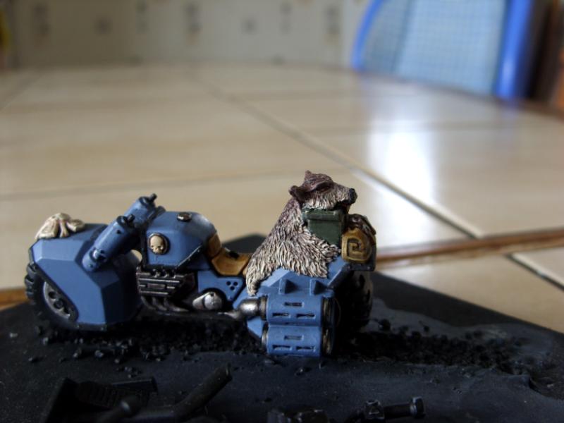 Bike, Greenstuff, Space Wolves