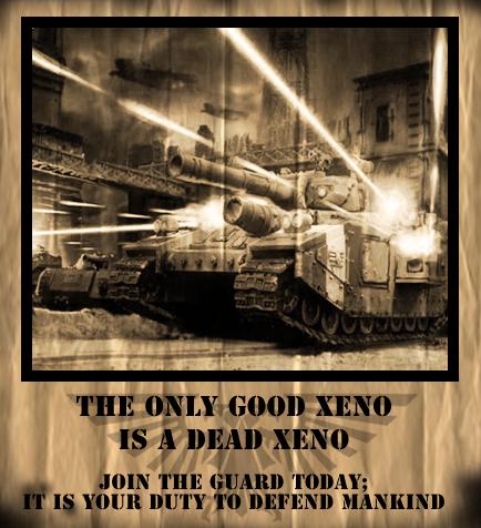 Baneblade, Humor, Poster