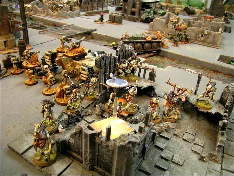 Battle, Chaos, Drones, Fire Warriors, Kroot, Tau