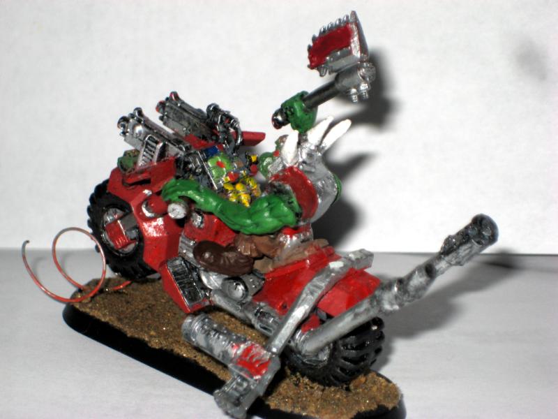 Biker Warboss, Conversion, Orks