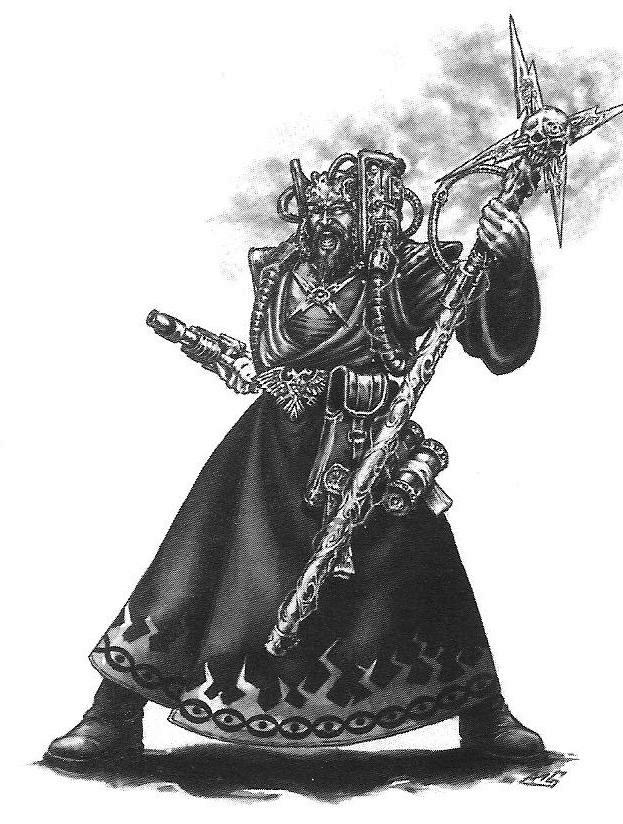 2nd Edition, Artwork, Copyright Games Workshop, Imperial Guard, Psyker, 