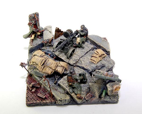 Death Korps of Krieg, Diorama, Imperial Guard, Warhammer 40,000