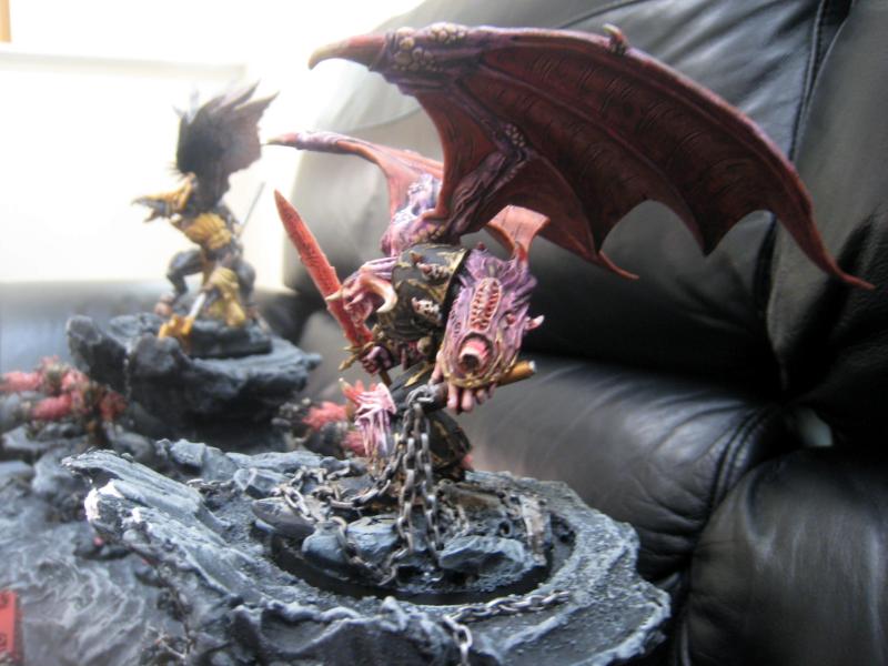 Chaos, Daemon Prince, Space Marines, Warhammer 40,000