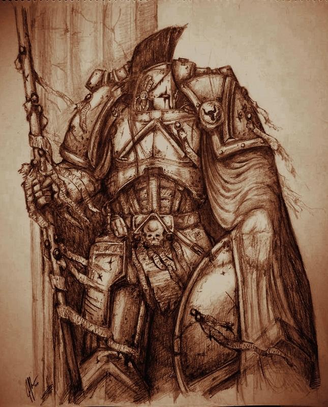 Artwork, Space Marines, Spartan, Warhammer 40,000