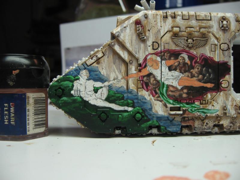Freehand, Land Raider, Space Marines, Warhammer 40,000