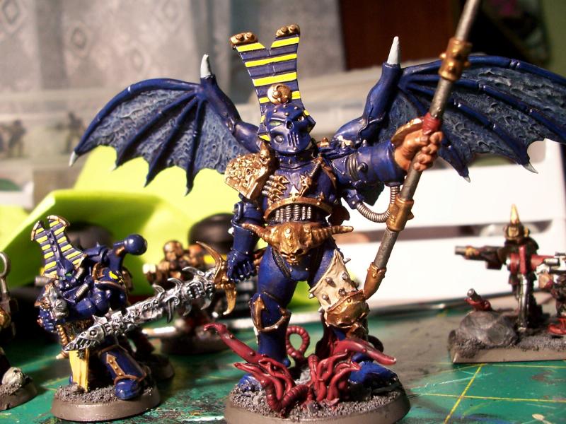 Chaos Lord, Chaos Space Marines, Demon Sword, Thousand Sons, Winged