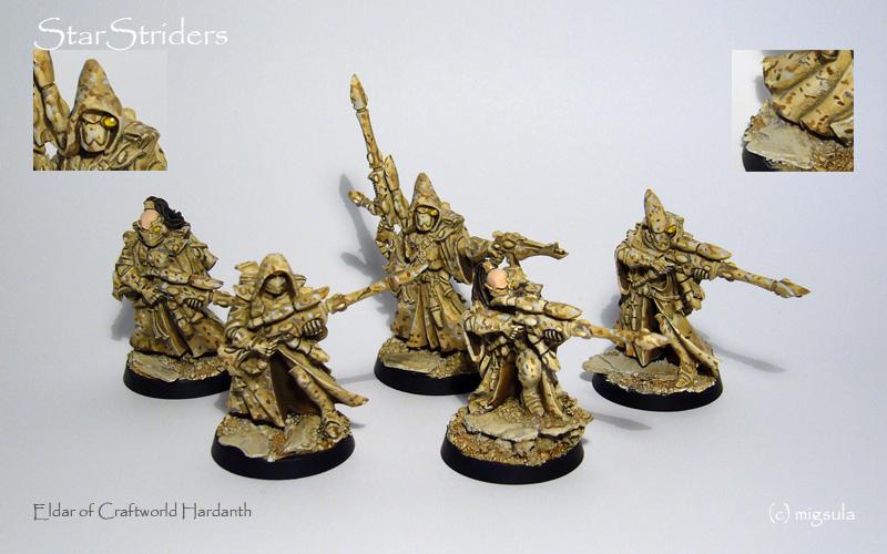 Brown, Camouflage, Eldar, Painted, Pathfinders, Pro, Rangers, Tan