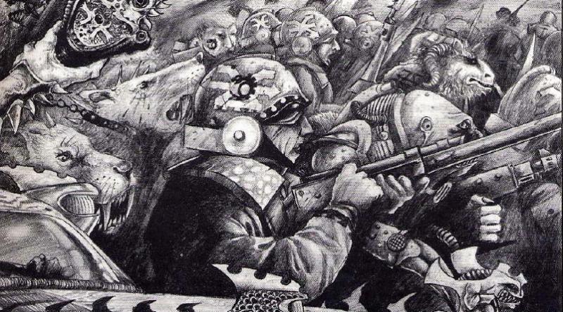 Artwork, Chaos Cult, Copyright Games Workshop, Cult, Genestealer Cult