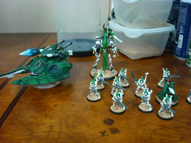 Army, Biel-tan, Eldar, Eldar Missile Launcher, Fire Prism, Guardians, Warhammer 40,000, Wraithlord