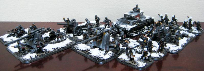 15mm, Anti-aircraft Gun, Battlefront, Flames Of War, Germany, Infantry, Tank, World War 2