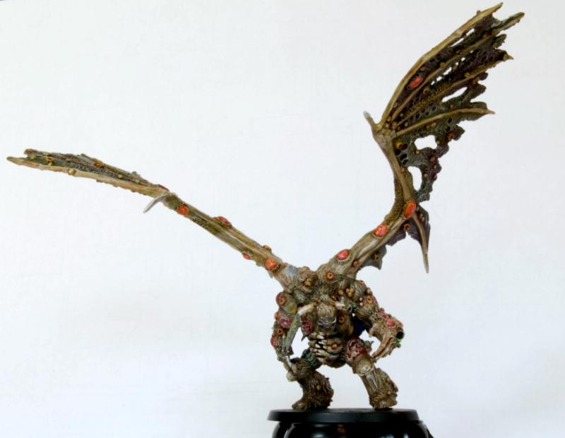 Awesome, Chaos, Chaos Space Marines, Conversion, Daemon Prince, Daemon Prince. Death Guard, Daemons, Death Guard, Duel, Greenstuff, Nurgle, Plague Marines, Prince, Winged, Work In Progress