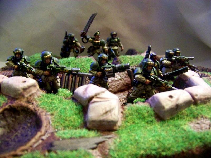 Cadians, Imperial Guard, Terrain, Tyranids, Warhammer 40,000