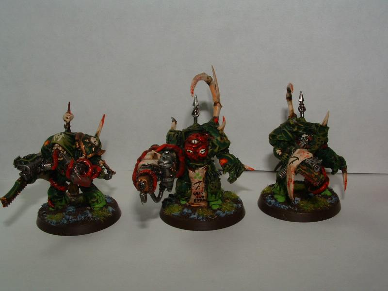 Chaos Space Marines, Nurgle, Terminator Armor, Warhammer 40,000