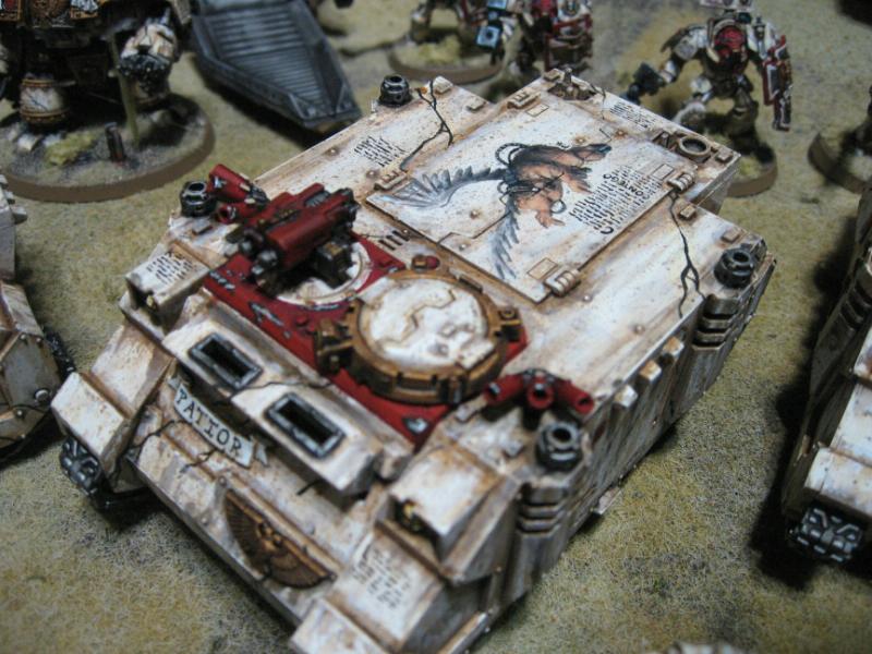 Awesome, Freehand, Rhino, Space Marines, Vehicle, Warhammer 40,000