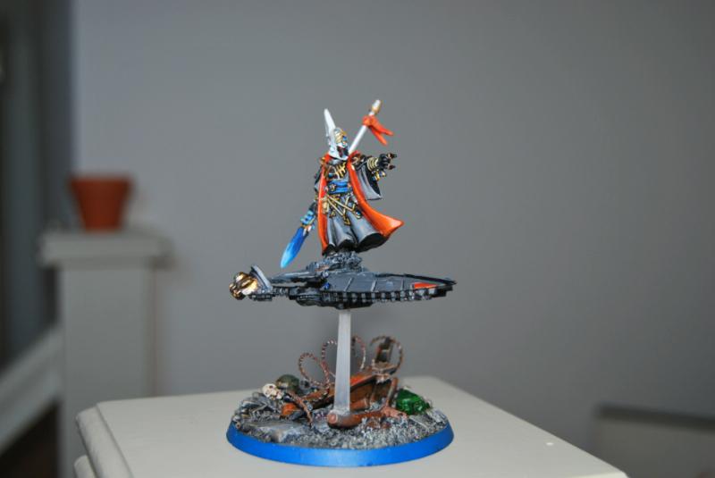 Eldar, Farseer, Grey, Jetbike, Loc, Orange, Warlock, Yme