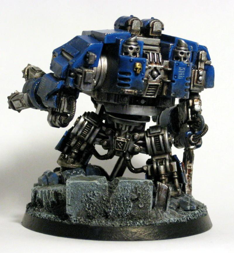 Conversion, Dreadnought, Drill, Forge World, Ironclad, Sculpting, Ultramarines, Weathered