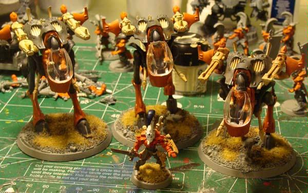 Some walkers and a dire avenger