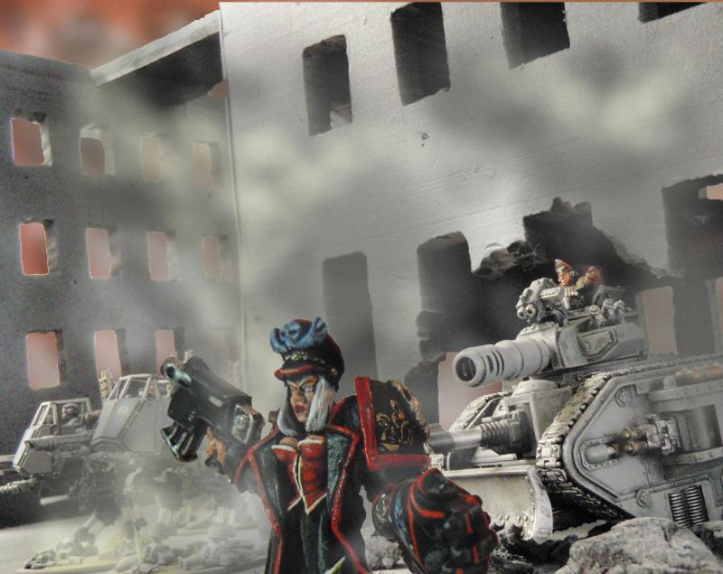 Artwork, Cities Of Death, Commissar, Imperial Guard