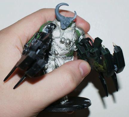 with the left arm held on for effect... still unsure about the head :(