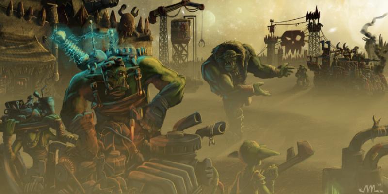 Artwork, Broken, Mekboy, Orks