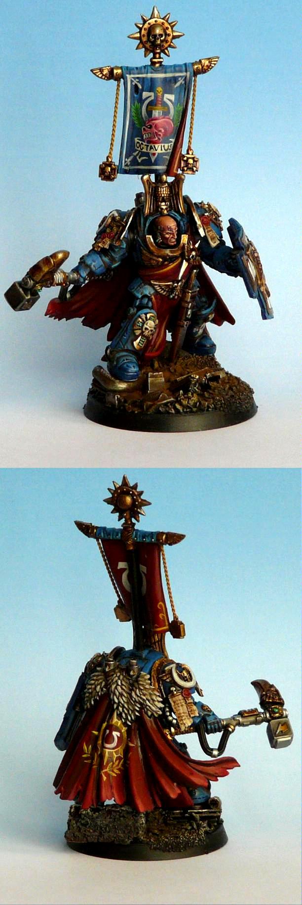 Space Marines, Terminator Armor, Ultramarines, Warhammer 40,000