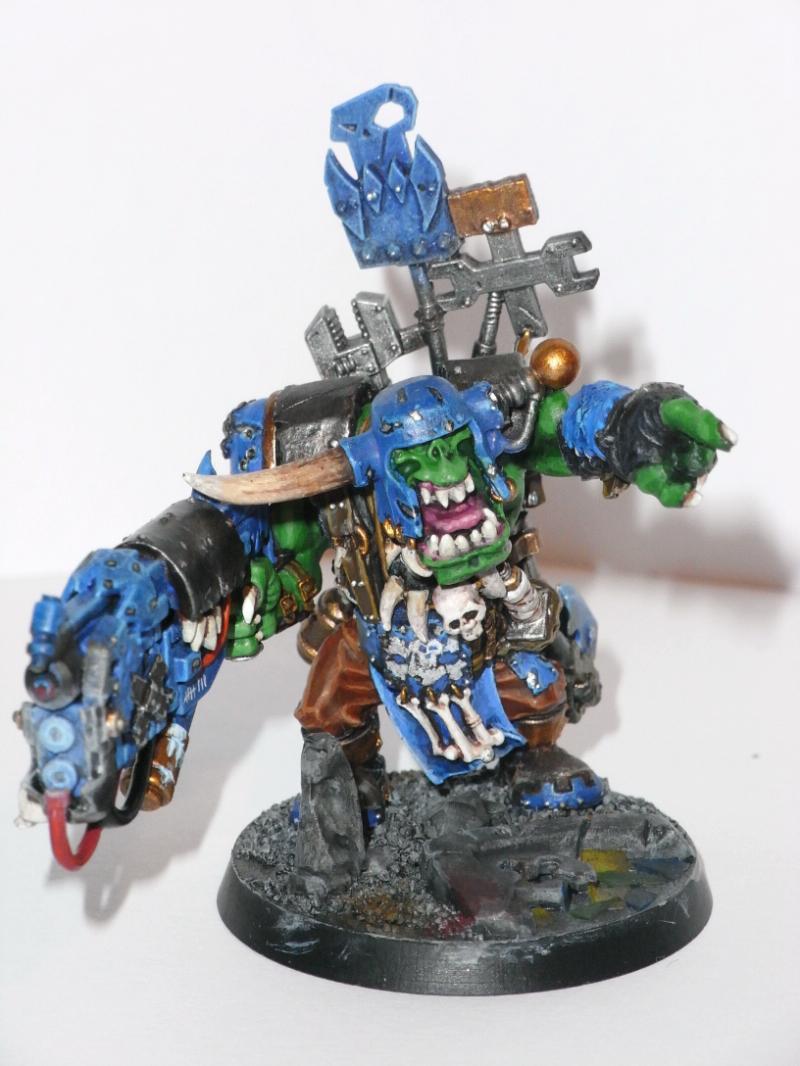Assault On Black Reach, Big Mek, Big Shoota, Bosspole, Conversion, Deff Dread, Dreadnought, Glass, Kustom Mega-blasta, Kustom Megablasta, Mekboy, Orks, Teeth, Urban, Warboss, Work In Progress