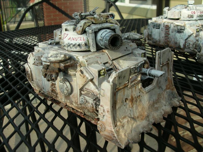 Demolisher, Imperial Guard, Rhino, Snow, Tank, Valhallans, Vindicator, Winter