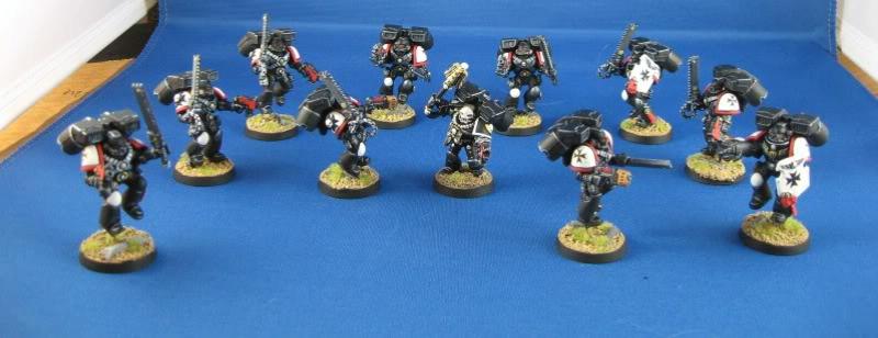Assault Squad, Black Templars, Chaplain, Warhammer 40,000