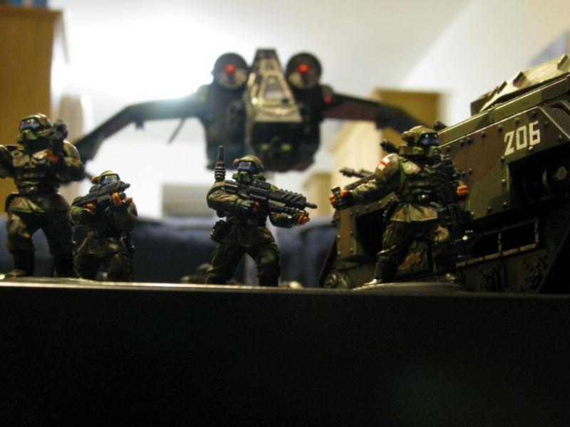 Chimera, Conversion, Guard, Hasslefree, Pig Iron, Russ, Tank, Valkyrie