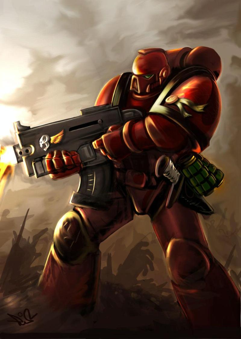 Artwork, Blood Angels, Pure Awesome, Space Marines