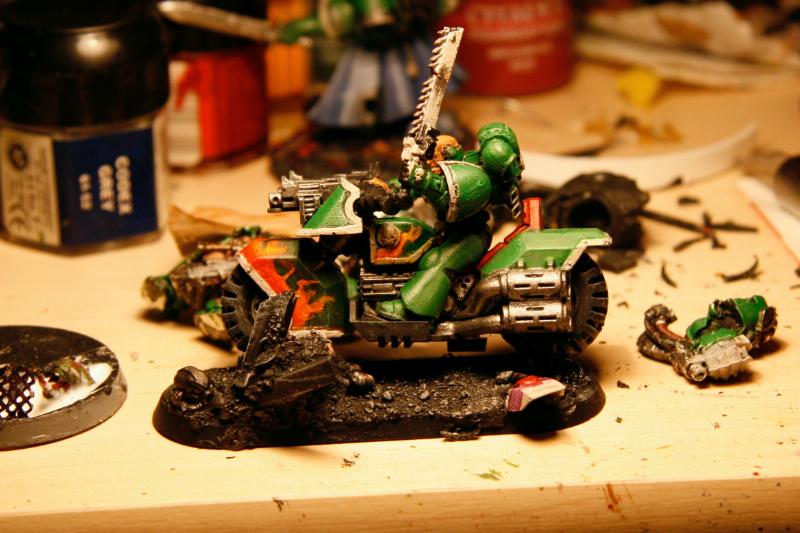 Bike, Gretar, Repainting, Salamanders, Sons Of Machiediel, Space Marines, Warhammer 40,000