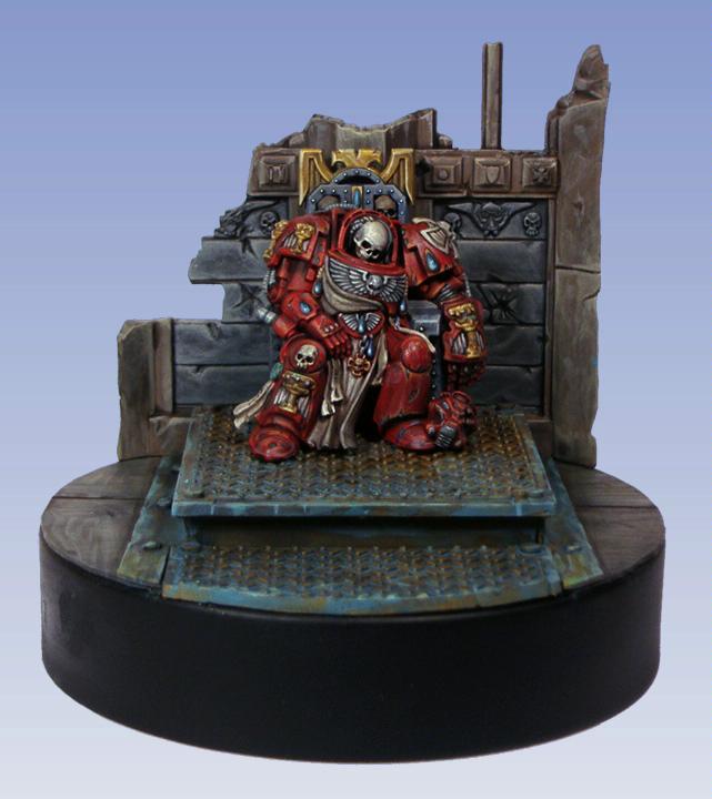 Blood Angels, Diorama, Marine Abuse, Skull, Space Hulk, Space Marines