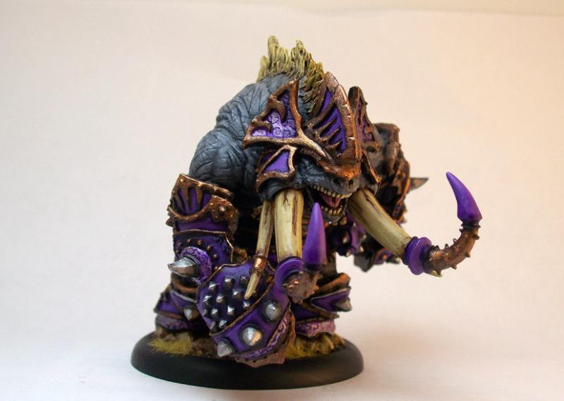 Bronzeback Titan, Hordes, Privateer Press, Purple, Skorne, Titan