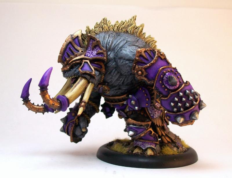 Bronzeback Titan, Hordes, Privateer Press, Purple, Skorne, Titan