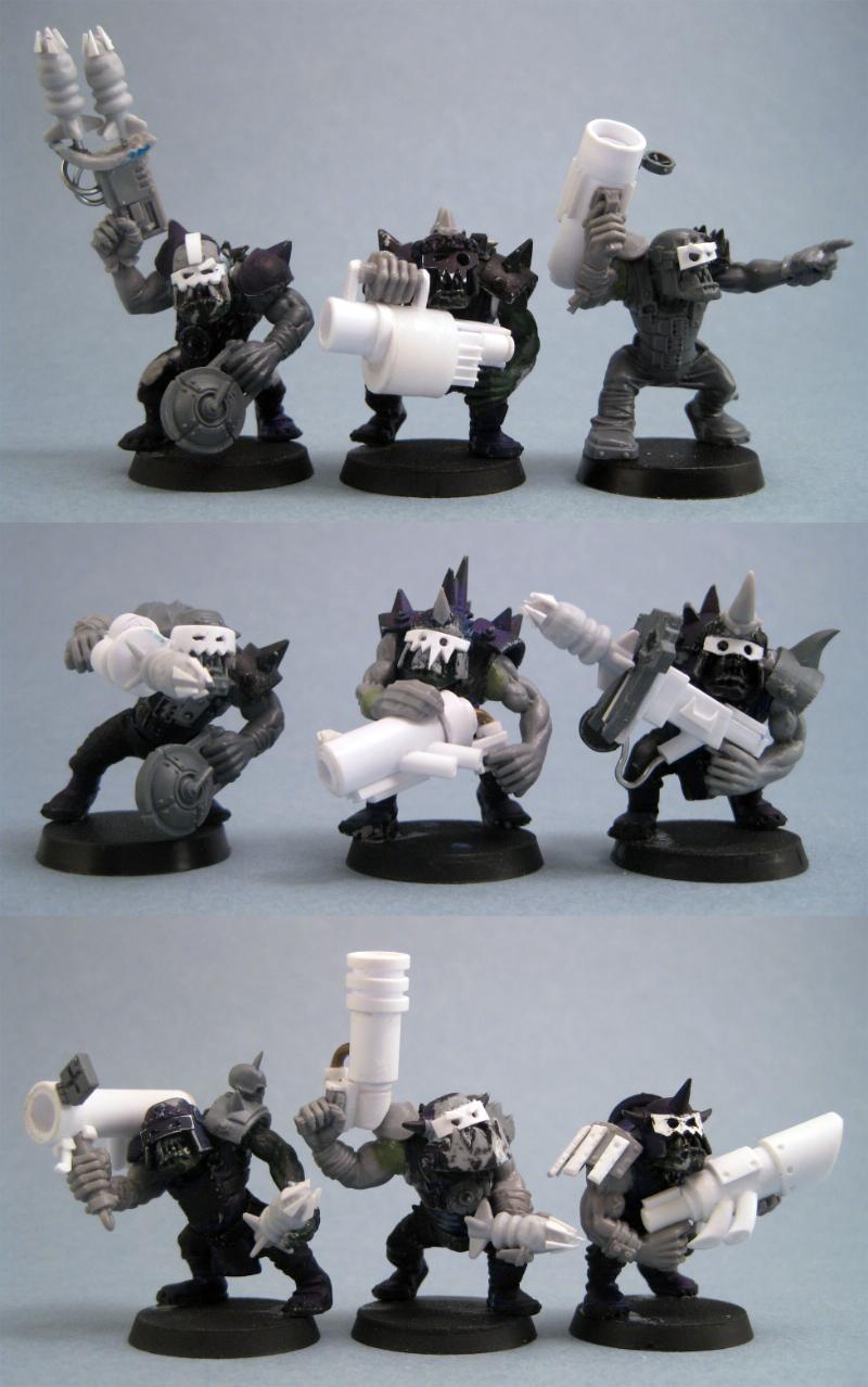 Orks, Tankbustas, Warhammer 40,000, Work In Progress