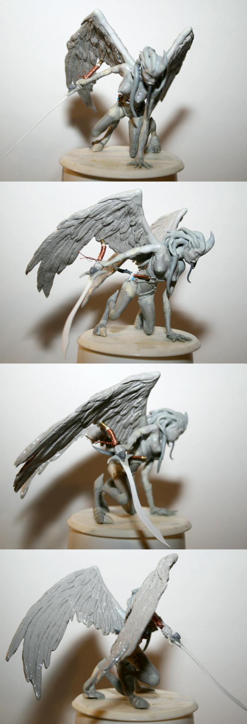 Boobies, Daemon Prince, Daemon Princess, Daemons, Scratch Build, Slaanesh