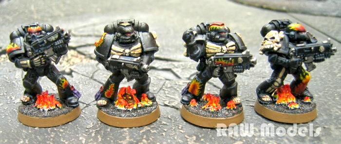Conversion, Greenstuff, Imperial, Legion Of The Damned, Space Marines, Warhammer 40,000
