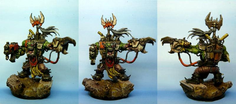 Armaggedon War, Orks, Power Klaw, Warboss, Warhammer 40,000