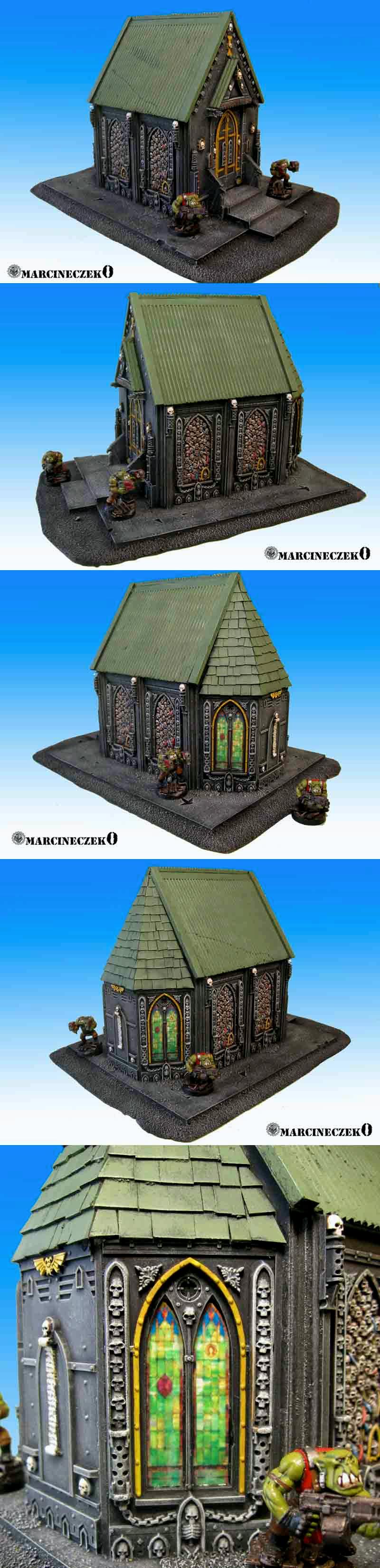 40k Terrain, Chapel, Temple, Terrain