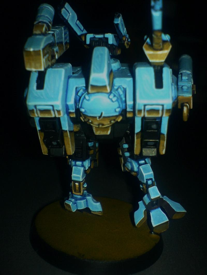 Chrome, Crisis Battlesuit, Non-Metallic Metal, Sky-earth Non-metallic Metal, Tau, Warhammer 40,000
