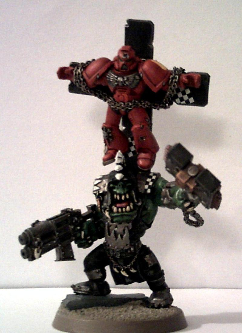 Boss Pole, Marine Abuse, Orks, Warboss