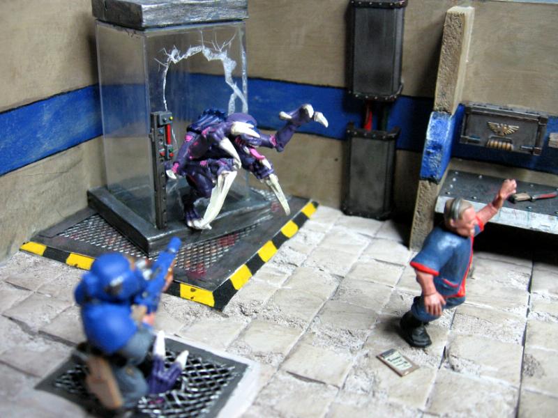 Breach, Cadians, Diorama, Imperial, Warhammer 40,000