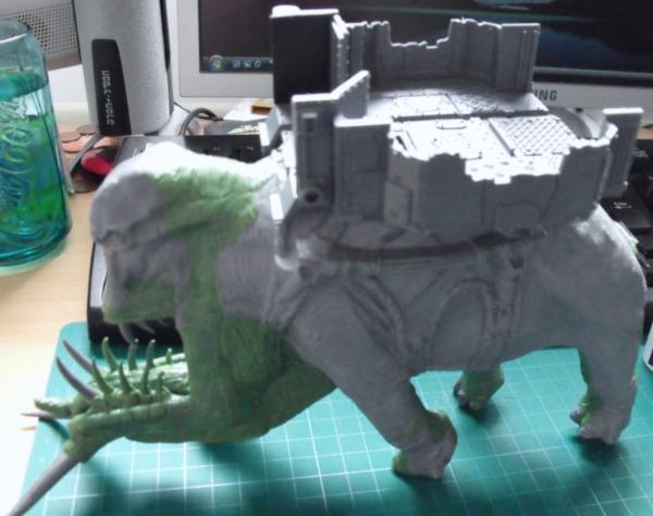 ceorron builds a Squiggoth - the story : model complete ceorron builds a Squiggoth - the story : model complete
