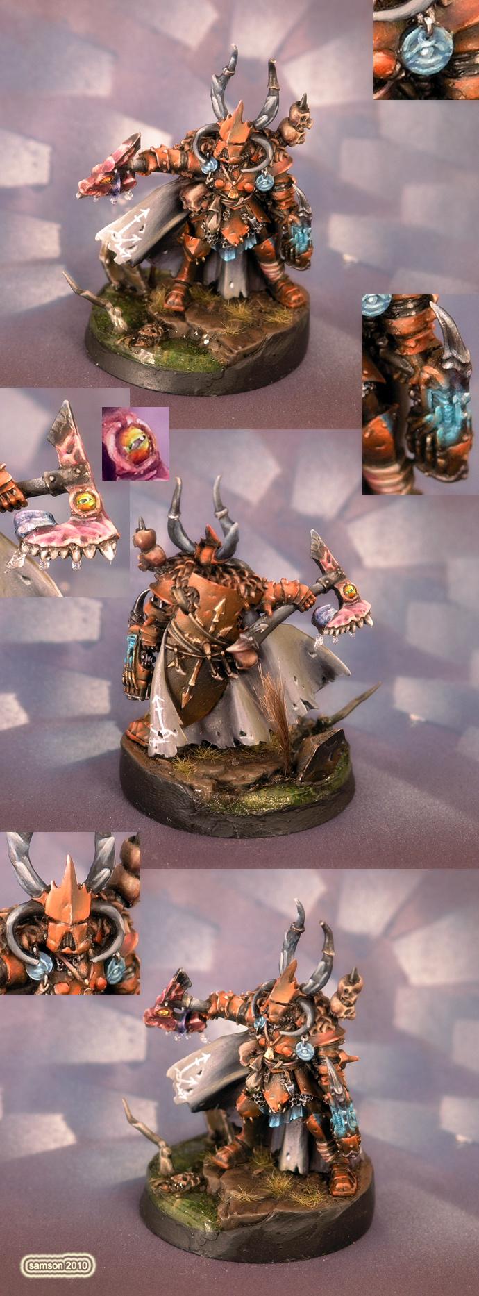 Chaos, Chaos Space Marines, Freehand, Gamesday Miniature, Lord