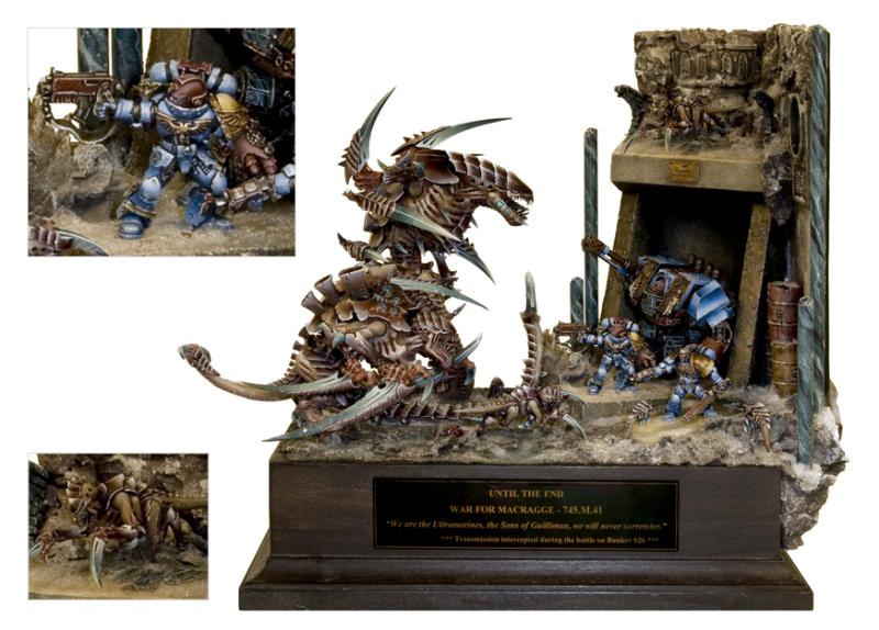 Diorama, Macragge, Space Marines, Tyranids, Warhammer 40,000