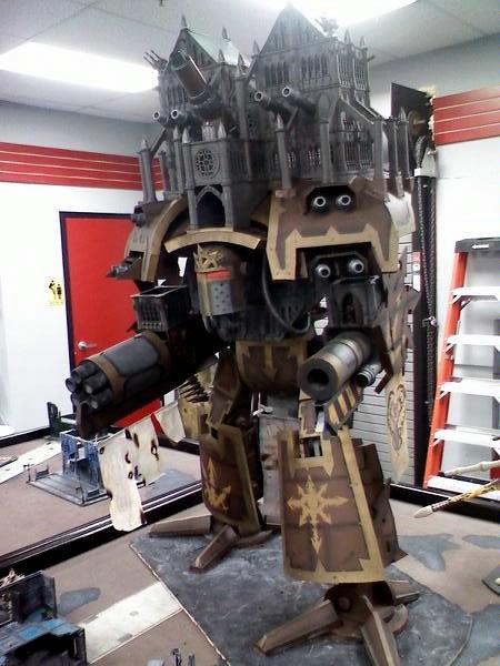 Apocalypse, Chaos, Chaos Titan, Emperor, Emperor Titan, Imperator, Scratch Build, Super-heavy, Titan, Warhammer 40,000, Warmaster