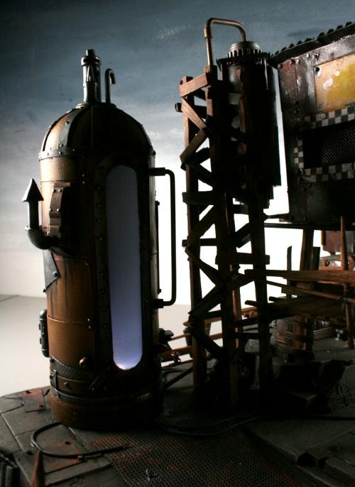 Goff, Lighted, Orks, Scratch Build, Space Ork, Terrain, Toxic