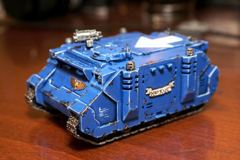 Rhino, Space Marines, Tank, Ultramarines
